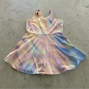 Girls Pastel Rainbow Active Dress - Size XL
